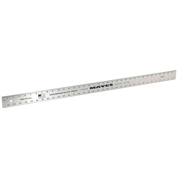 36-Inch GreatLite Mayes 10208 Straight Edge Aluminum Ruler 